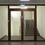 Алюминиевая дверь для лестницы офиса GFTD819
